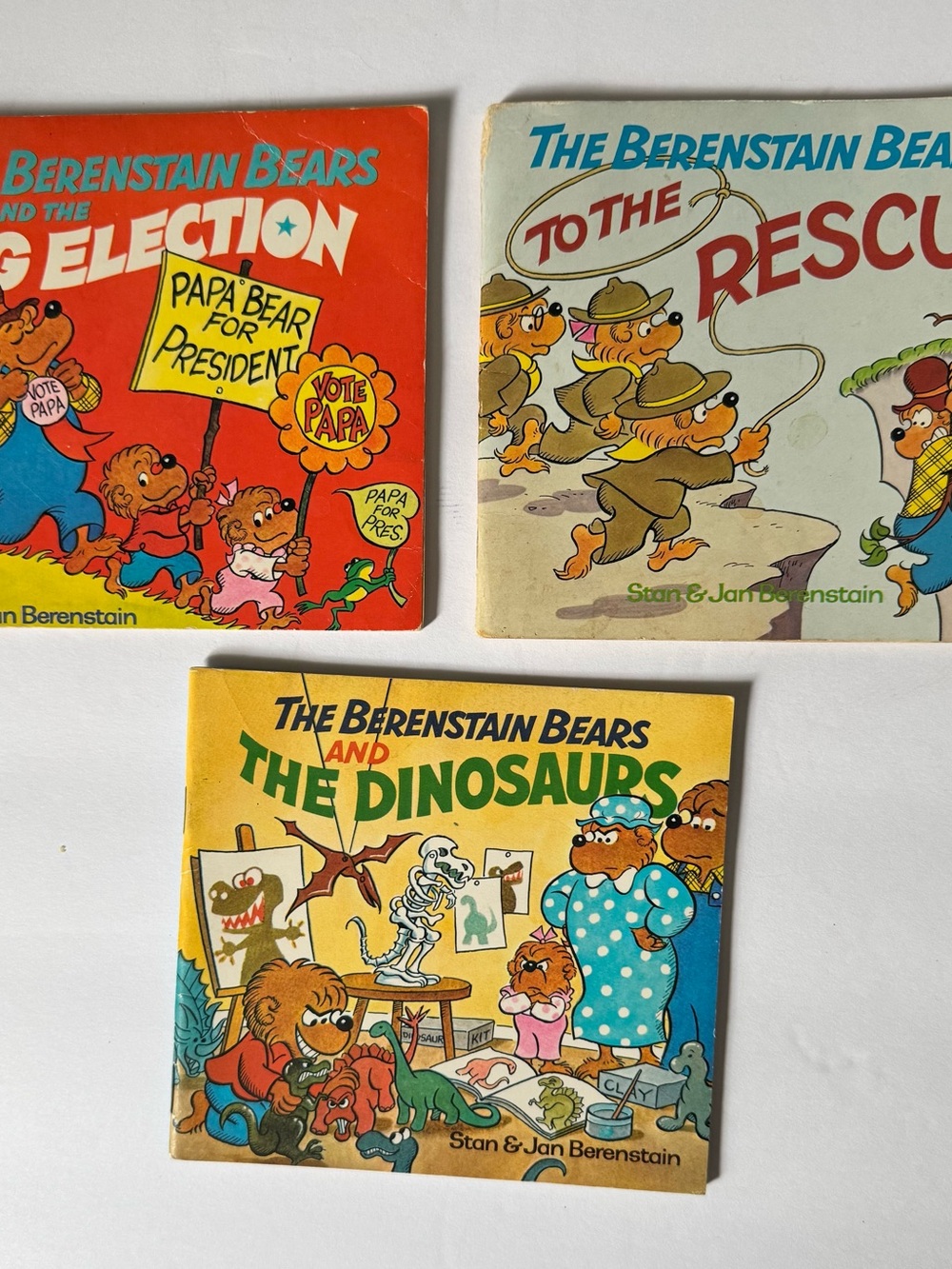 The Berenstain Bears books: lot of 3 vintage 1983 & 1984 Series Paperback